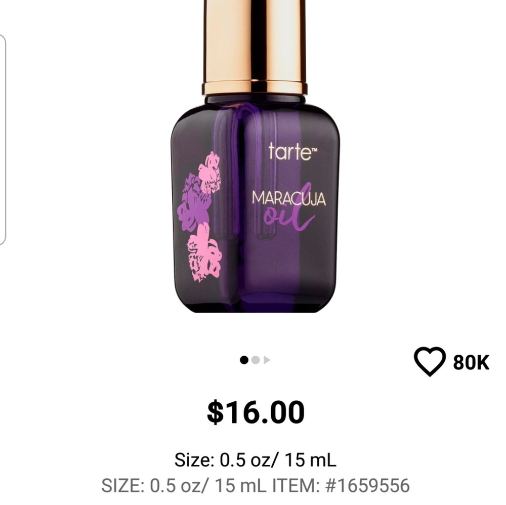 Tarte Maracuja oil